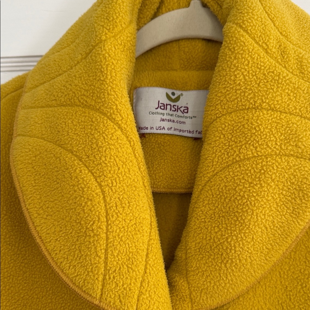 Janska Women's Mustard Yellow Swing Coat - Picture 4 of 8